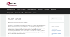 Desktop Screenshot of capricorntech.com.br