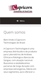 Mobile Screenshot of capricorntech.com.br