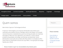 Tablet Screenshot of capricorntech.com.br